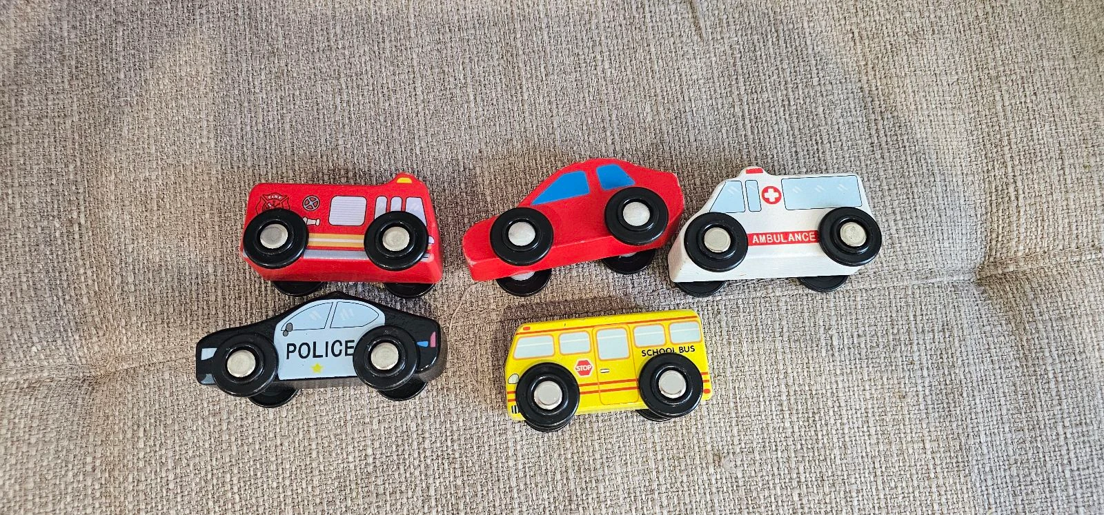 Lote de 5 coches de madera – photo 6